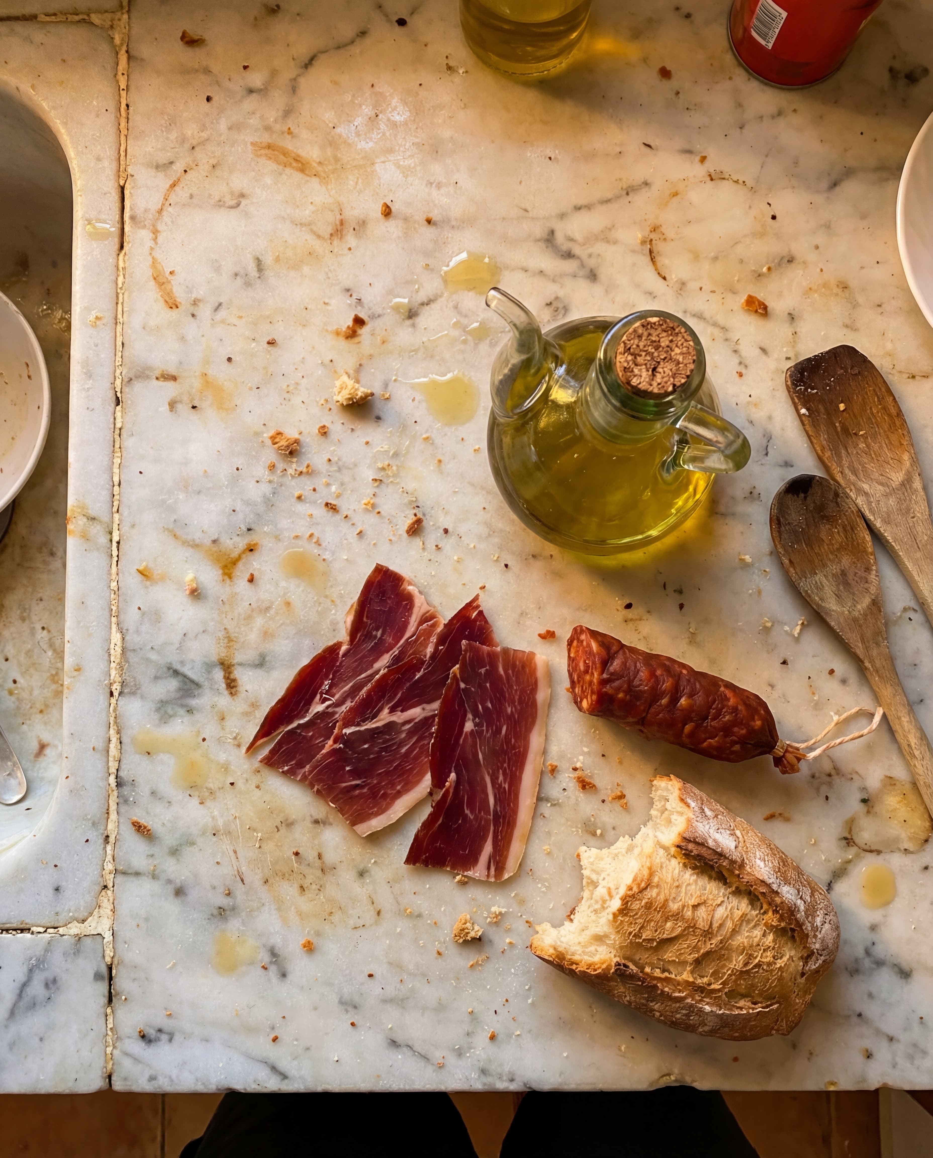 Sélection de charcuteries ibériques